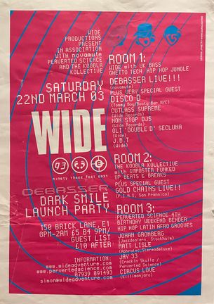 2003/03/22 Dark Smile Launch @ 93 Feet East (Poster)