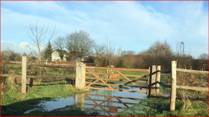 Poort te water...  -  29 januari 2021