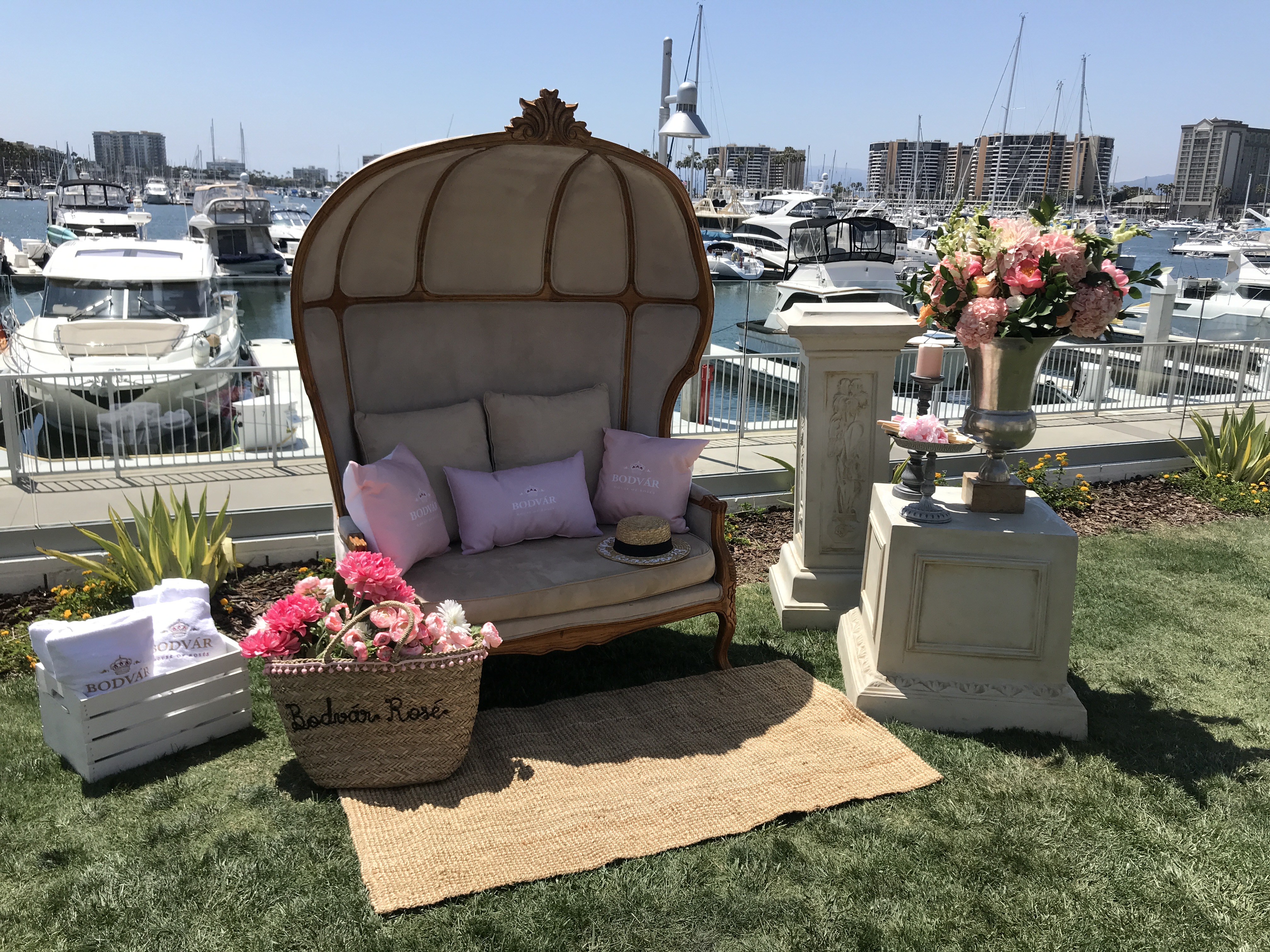 Dekor och styling event Marina del Rey Los Angeles