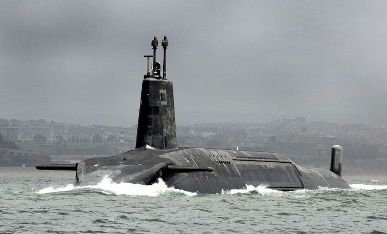 Vanguard leaving port