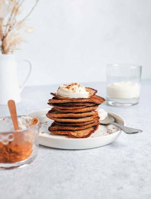 Banaan-speculaaspannenkoekjes