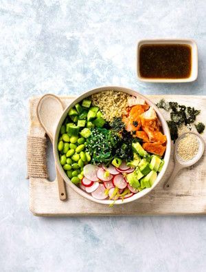 Sushibowl met zalm