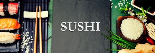 Sushi menu