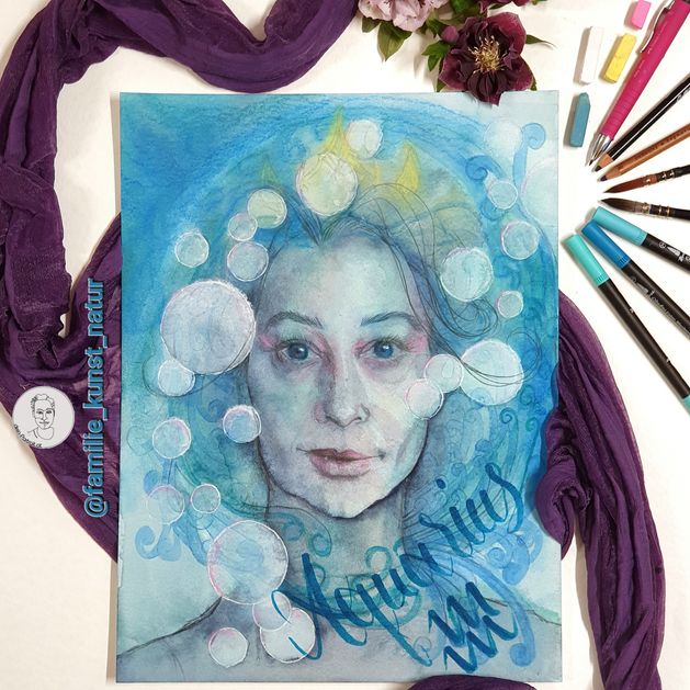 Selbstportrait Wassermann