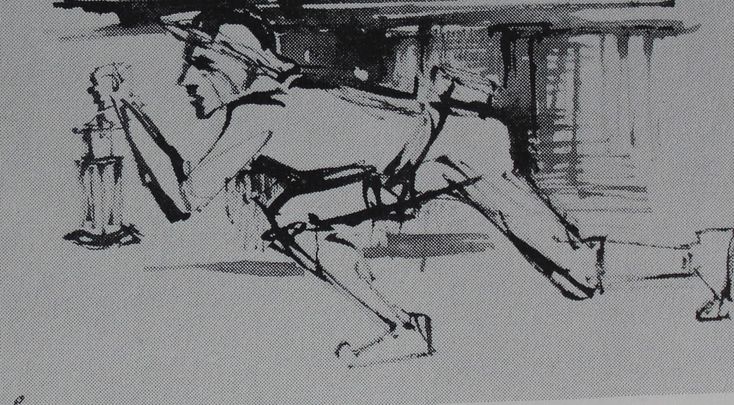 Vorwärtskrichender Bergmann 