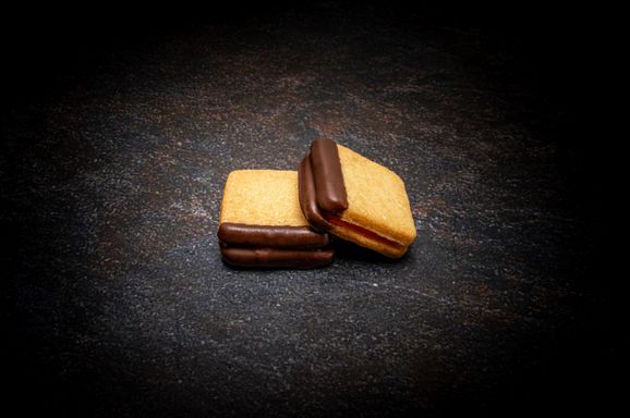 Gevuld koekje abrikoos