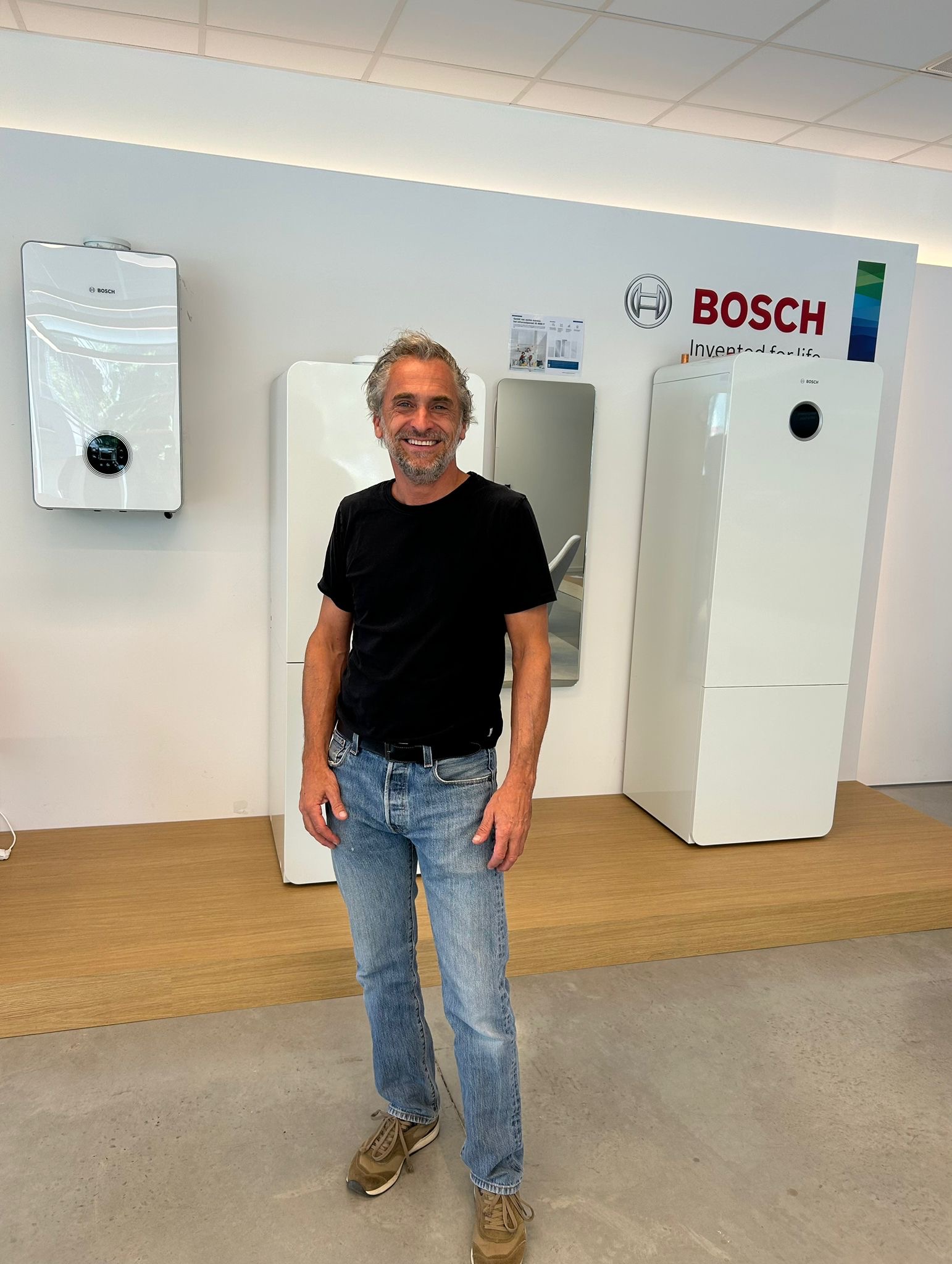 Dirk Delen, zaakvoerder en installatiespecialist bij Delen Sanheating in Ekeren