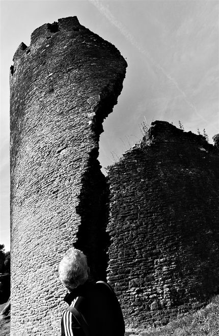 Caerphilly Castle Leaning Tower