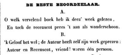 Uit 'De Komiek' (1845)