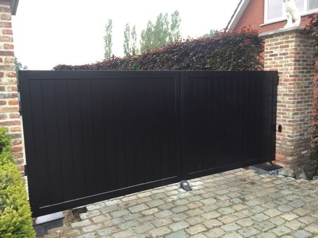 poort planken in de kader