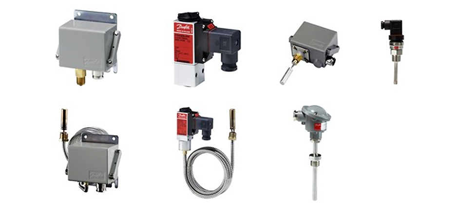 Demp Danfoss pressure switches
