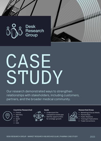 Market Research for Neurovascular Pharma case study