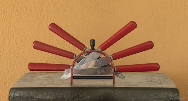 På kaminen fruktkniver 2