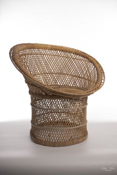 Fauteuil en osier enfant