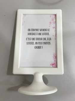 Porte menu 