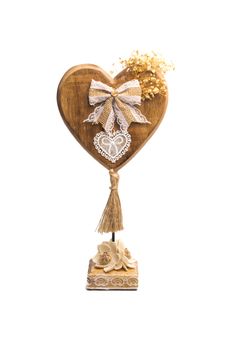 Centre de table en bois