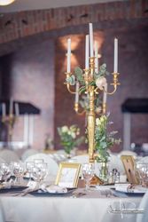Chandelier doré