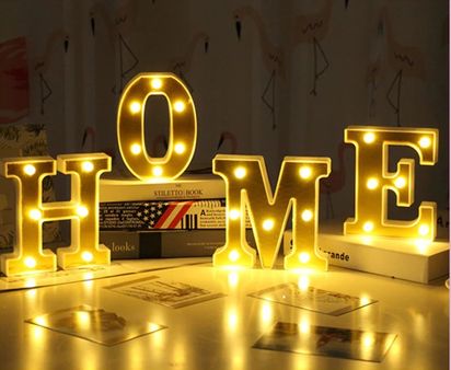 Lettre lumineuse 22 cm