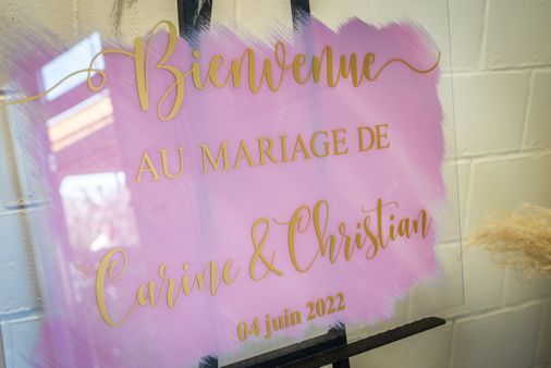 Panneau en plexi personnalisable