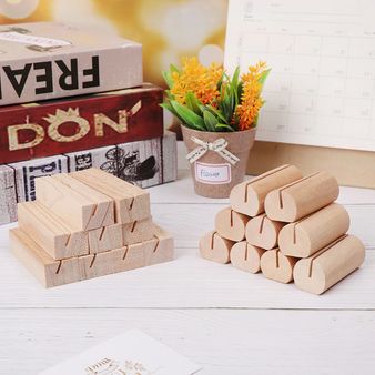 Support menu en bois