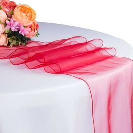 Chemin de table en organza