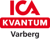 ICA Kvantum Varberg med svart text