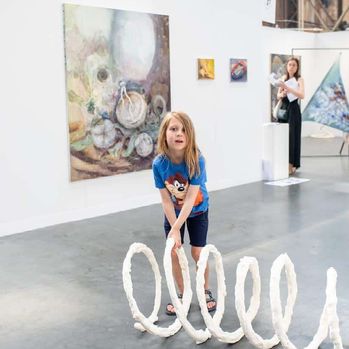 marshmallow spirals Diego Virgen Springboard Art Fair 2023  Photo by N
