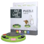Eat-slow-live-longer puzzel (cirkel)