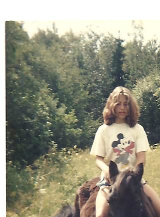 Jag och Lotty 1985, Lotty var då 31 år.