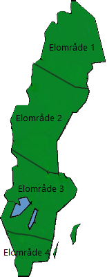Elområden i Sverige