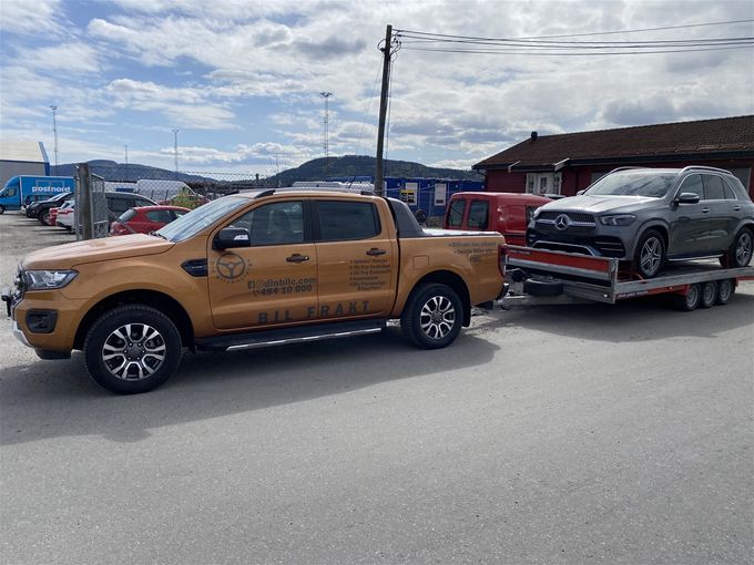 Hentet GLE350de på Drammen bilhavn for BOS Ullevål