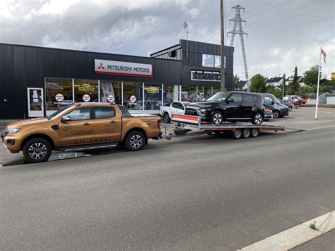 Hentet bil fra City Bil og levert til BOS Ullevål