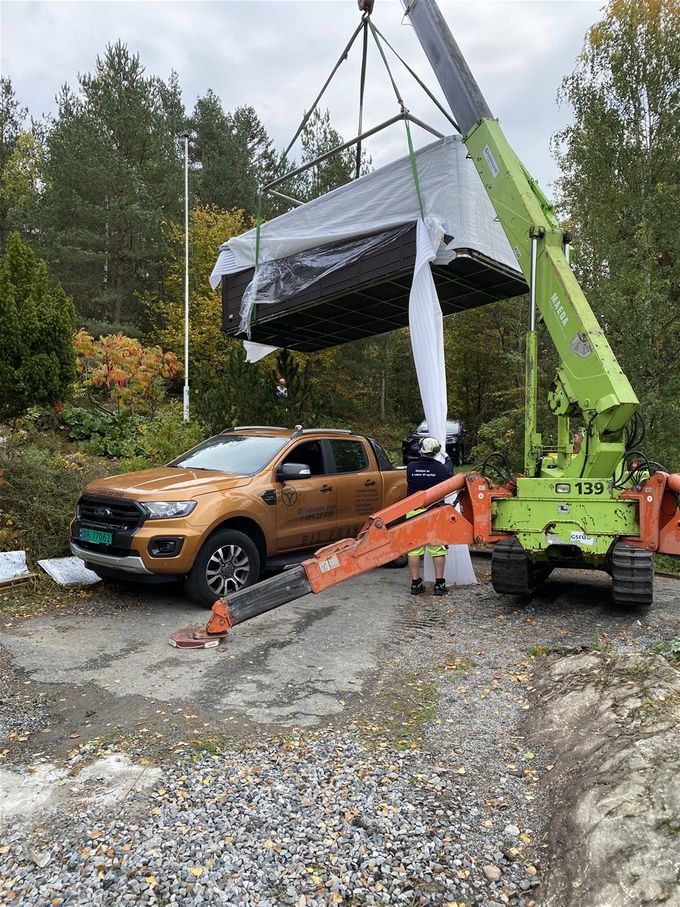 Nytt og morsom oppdrag for SpaHuset.no på Ski i dag.