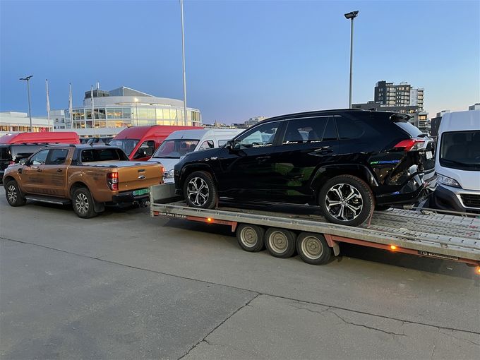 Dette er en av 4 biler som ble transportert på oppdrag for RSA Bil Oslo til RSA Bil Drammen.