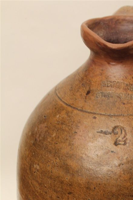 Cruche à bec verseur pour la mélasse, St. Johns /  Stone Ware / 2,  c.1858-1866