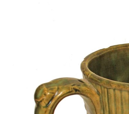 Pichet et crémier de la Brantford Stoneware  Co, sans marque de fabricant, années 1880 et peut-être 1890.  Voir Webster p. 77