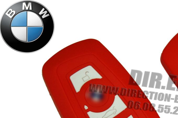HOUSSE ETUI CLE CLEF TELECOMMANDE SILICONE ROUGE
BMW SERIE 1 3 5 6 7 X3 X5 X6