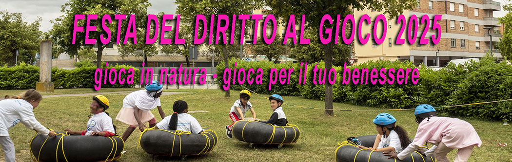 Promozione Festa diritto al gioco di Ravenna pomeriggio del 18 maggio 2025