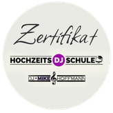 Teilnahmezertifikat Hochzeits-DJ Schule
