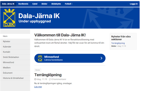 Dala-Järna IK flyttar!