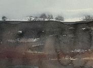 ©Falk Mona, ”Efteråt”, akvarell 40 x 32