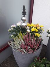 Blumenempfang