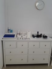 Salon Arbeitsgerätebereich