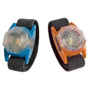 Flashlight octa usb blauw/oranje