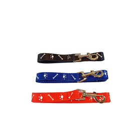 PUPPY HALSBAND + LOOPLIJN  ( zwart )
