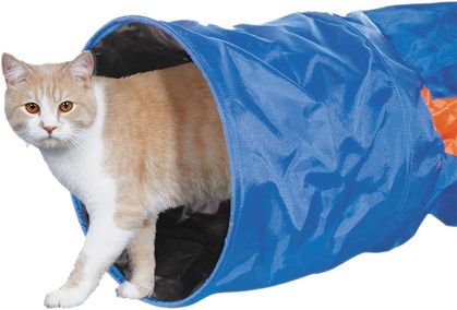 Nobby Katten/hondentunnel, 115 x 30 cm, blauw