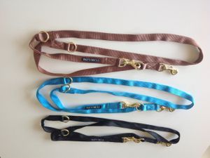 Tube-line politielijn 2M. kleuren;zwart,blauw en bruin.