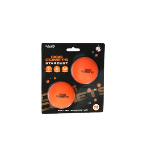 Dog Comets Ball Stardust Oranje M 2-pack