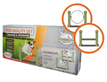 Dog Agility wendbaarheid set (indoor en outdoor)