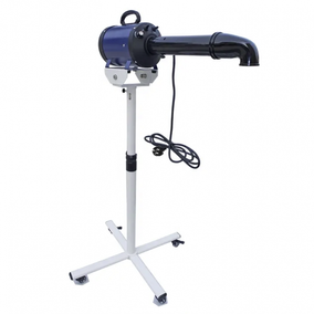 TOPMAST HONDENFÖHN DOUBLEBLASTER OP STANDAARD - 2400 WATT - BLAUW